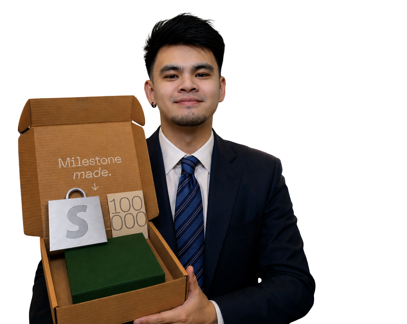 Christian Pol Peligrino with 100K Shopify Orders Milestone